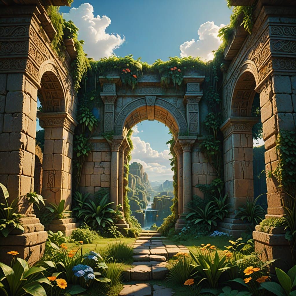 Epic Cinematic Masterpiece: Hanging Gardens of Babylon