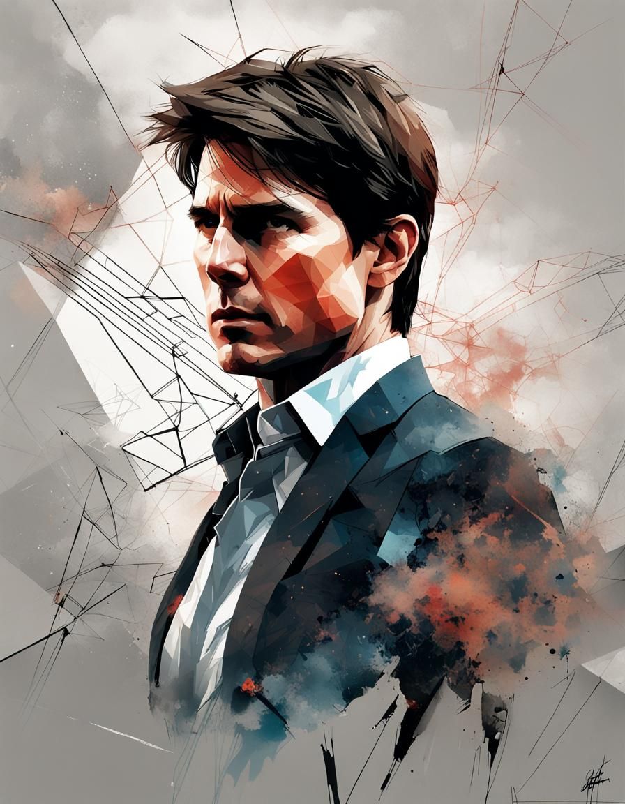 Detailed Portrait with Galactic Elements