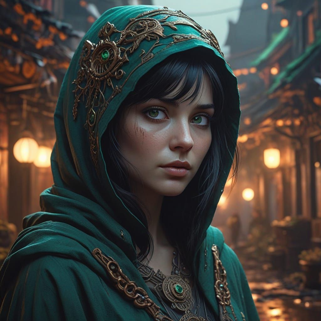 Enchanting Fantasy Beauty in Dreamlike Realm