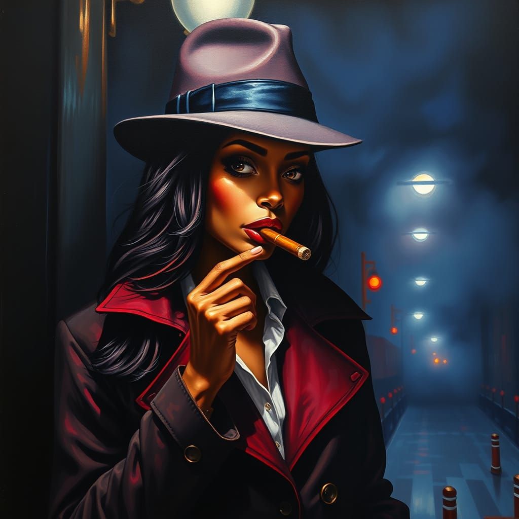 Sleuth in Moody Noir Style