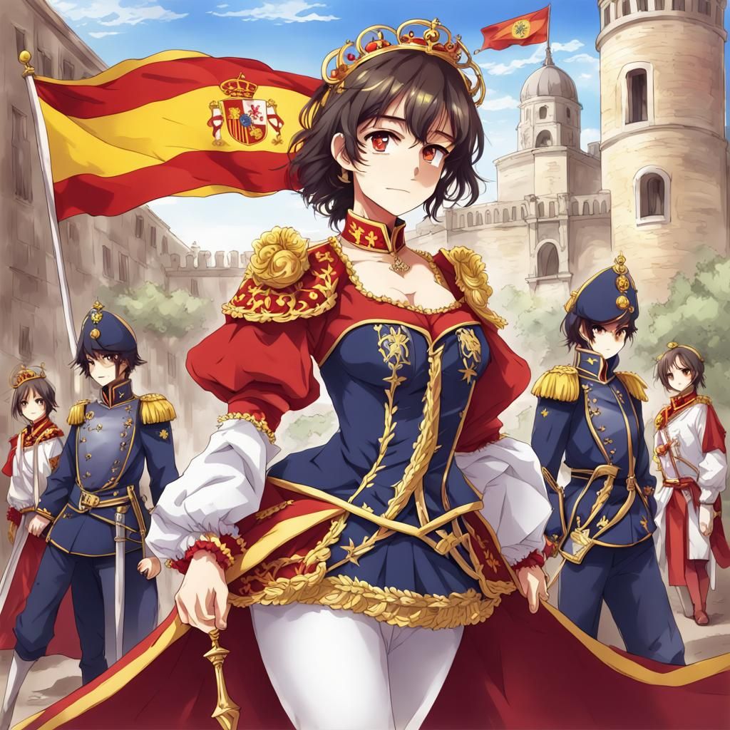 Kingdom of Spain: Anime Style Visual