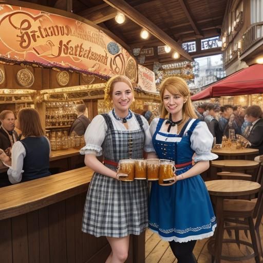 Oktoberfest Celebration: A Triumphant Golden Hour