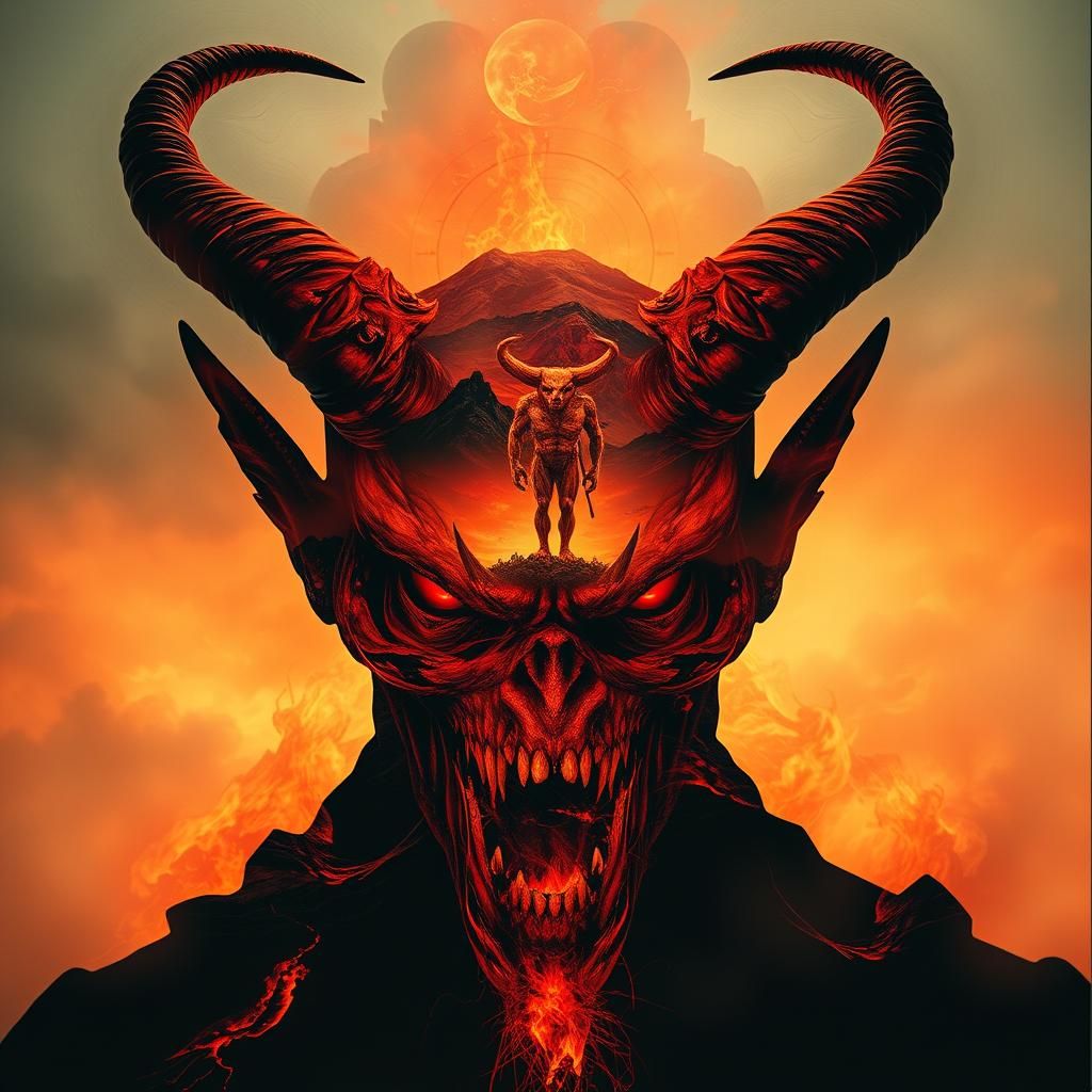 Devil's Face as Window to Hell, Surreal Style