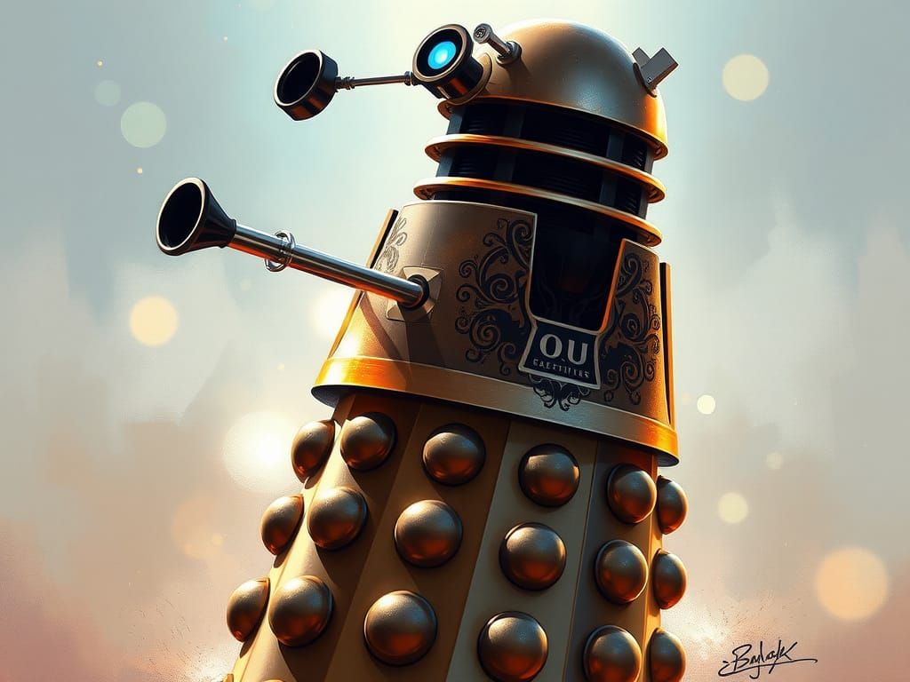 Cybernetic Warriors in Elegant, Hyperrealistic Digital Paint...