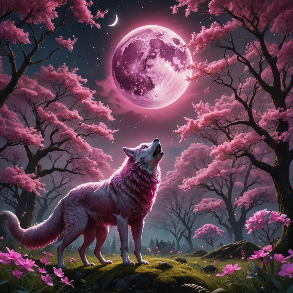 Pink Full Moon with Scorpio Sign