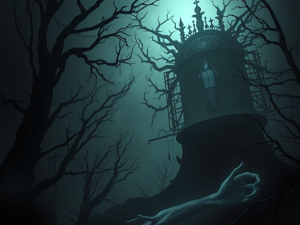 Mysterious and Eerie Gothic Landscape