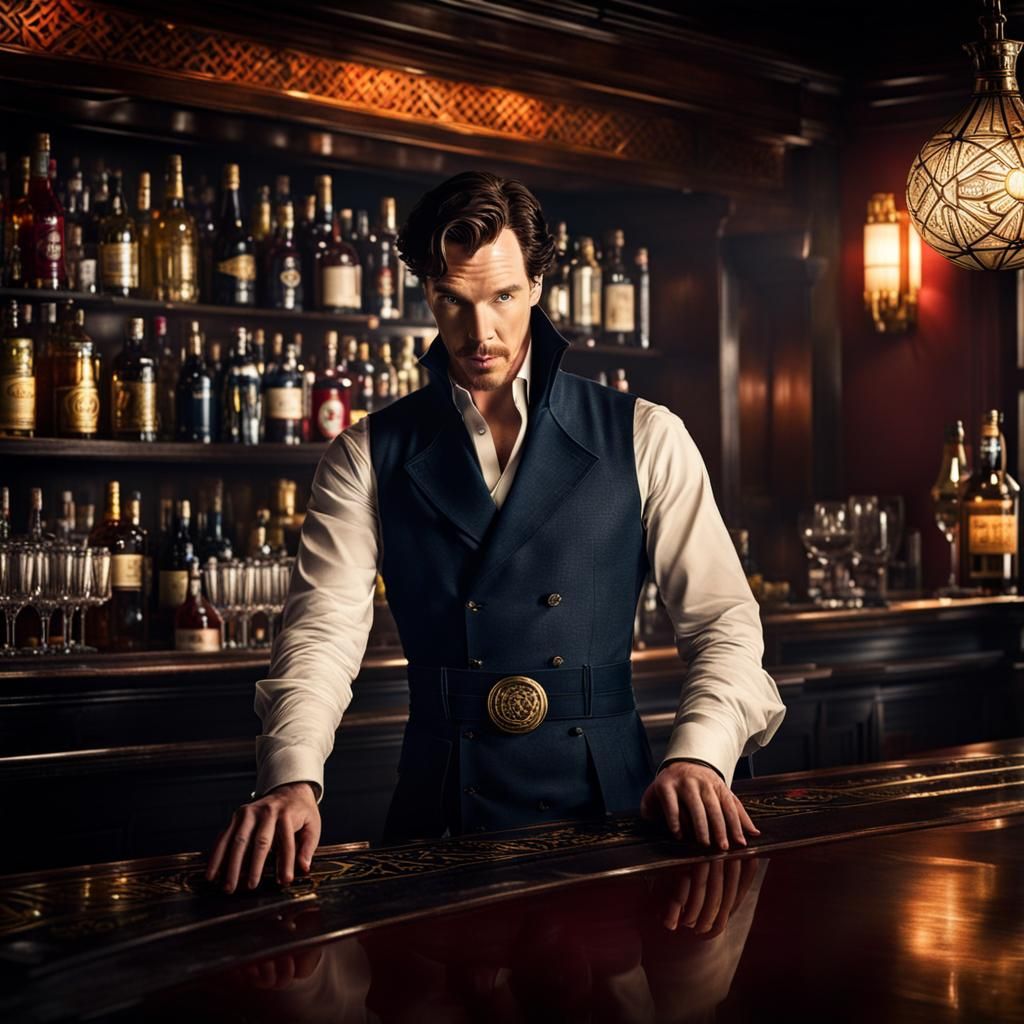 Doctor Strange as Bartender in Marvel Universe