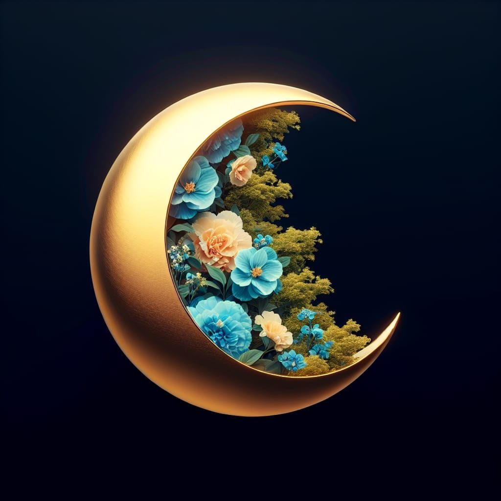 Visualize a 3D object against a black backdrop. The object i...