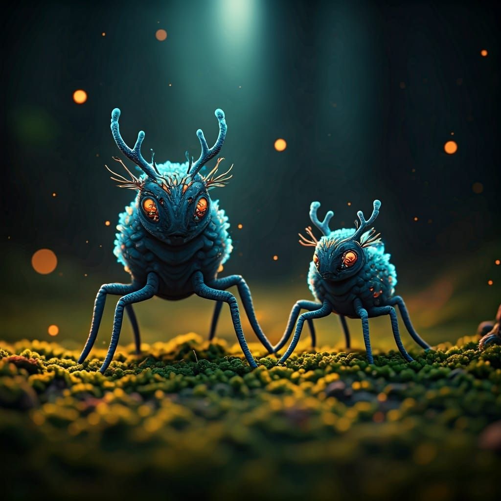 Otherworldly Aether Creatures in Twilight Forest