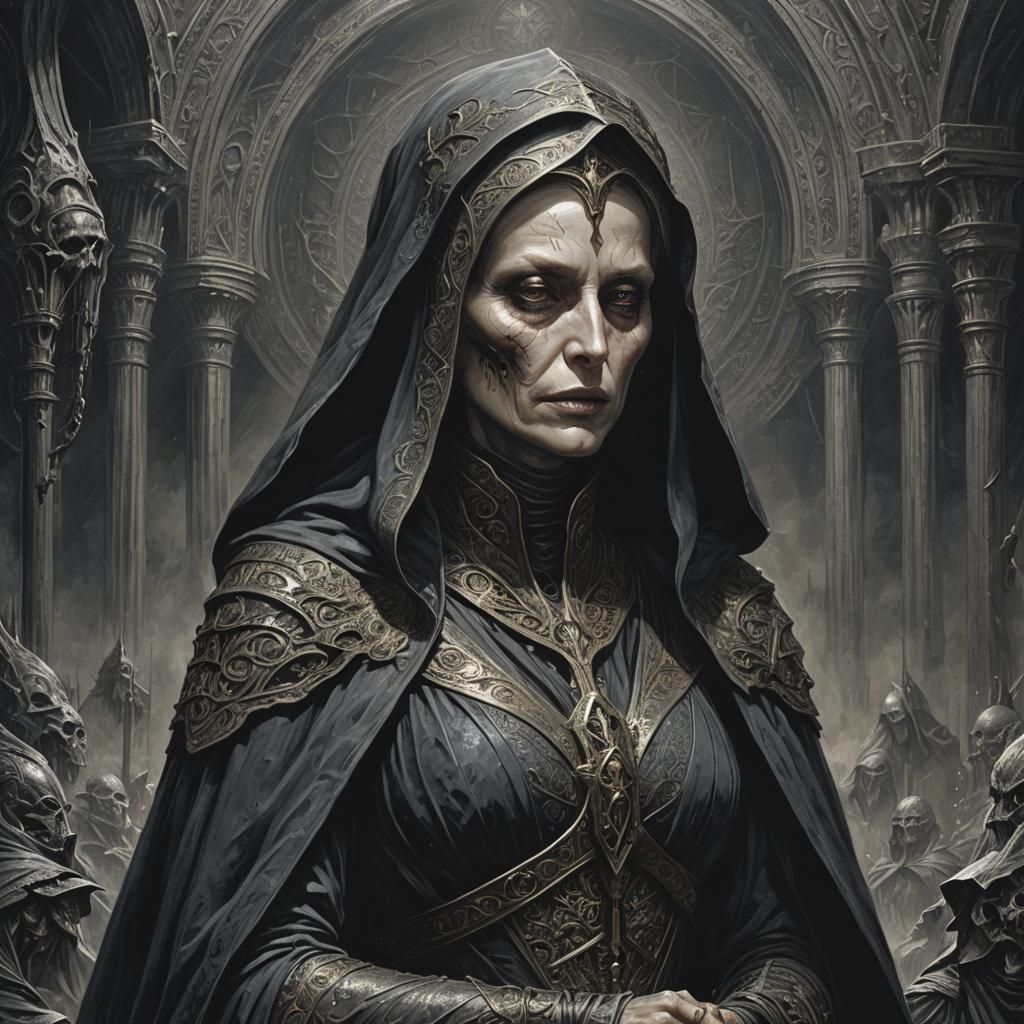 Horrific Bene Gesserit Sith Crossbreed in Doré Style
