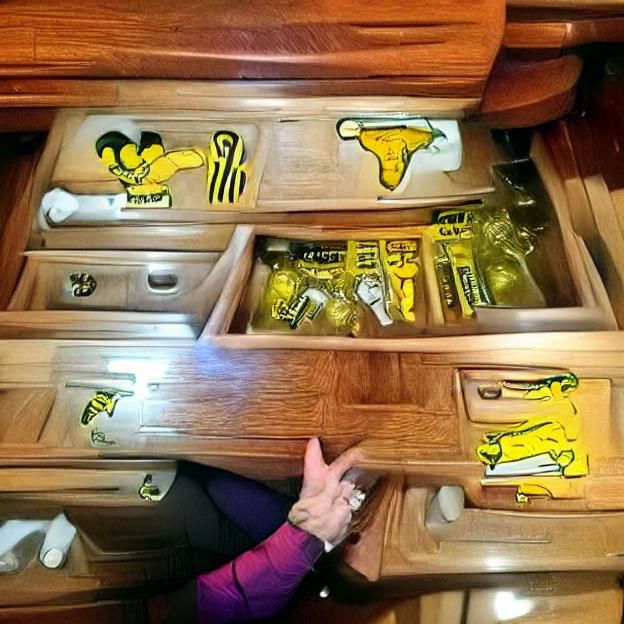 Conceptual Image of a Piss Drawer