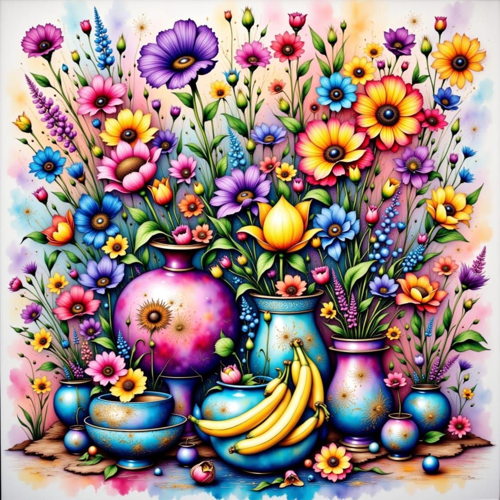 Surreal Still Life with Divine Influences