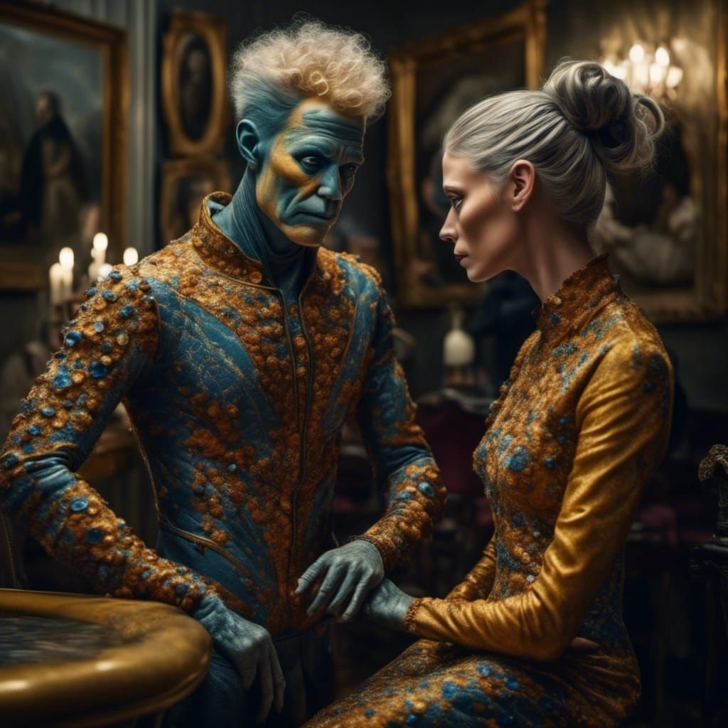 Art History Characters' Secret Night Party