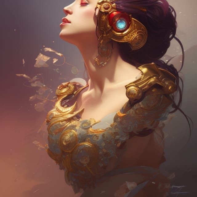 Empress of Heart Portrait in Dynamic Lighting