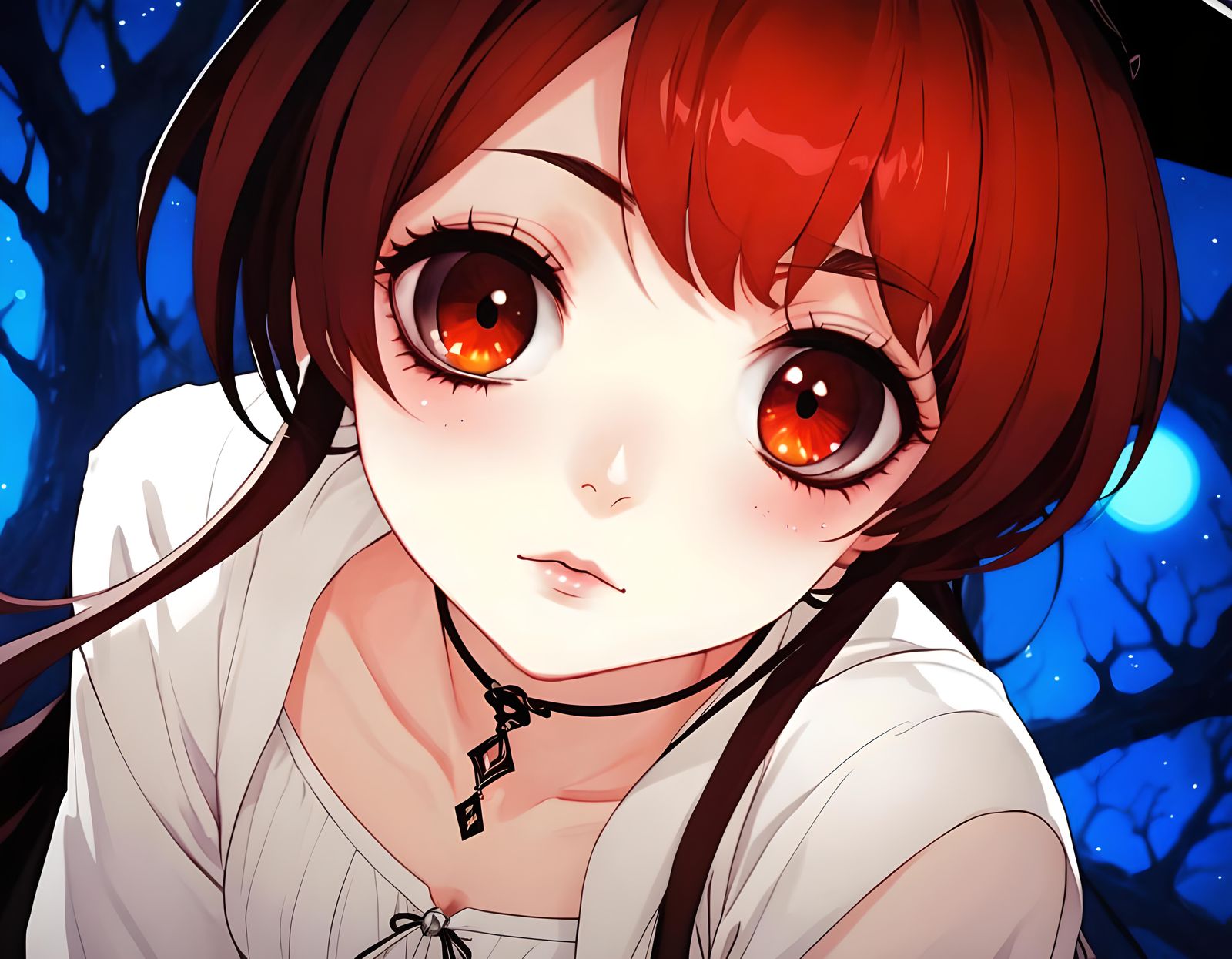 Dark Goth Anime Girl - Clean Style