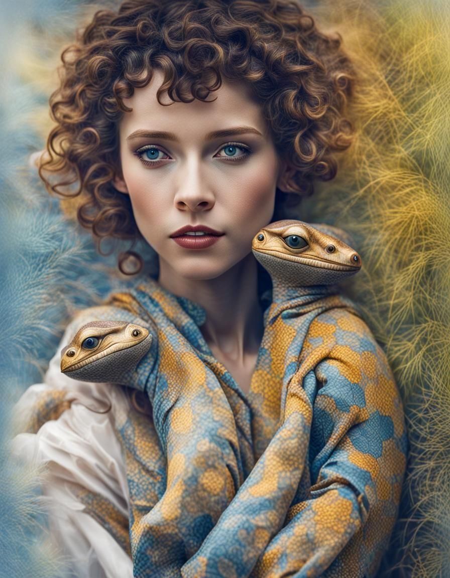 Surreal Alien Celebration in Restaurant, Masterpiece