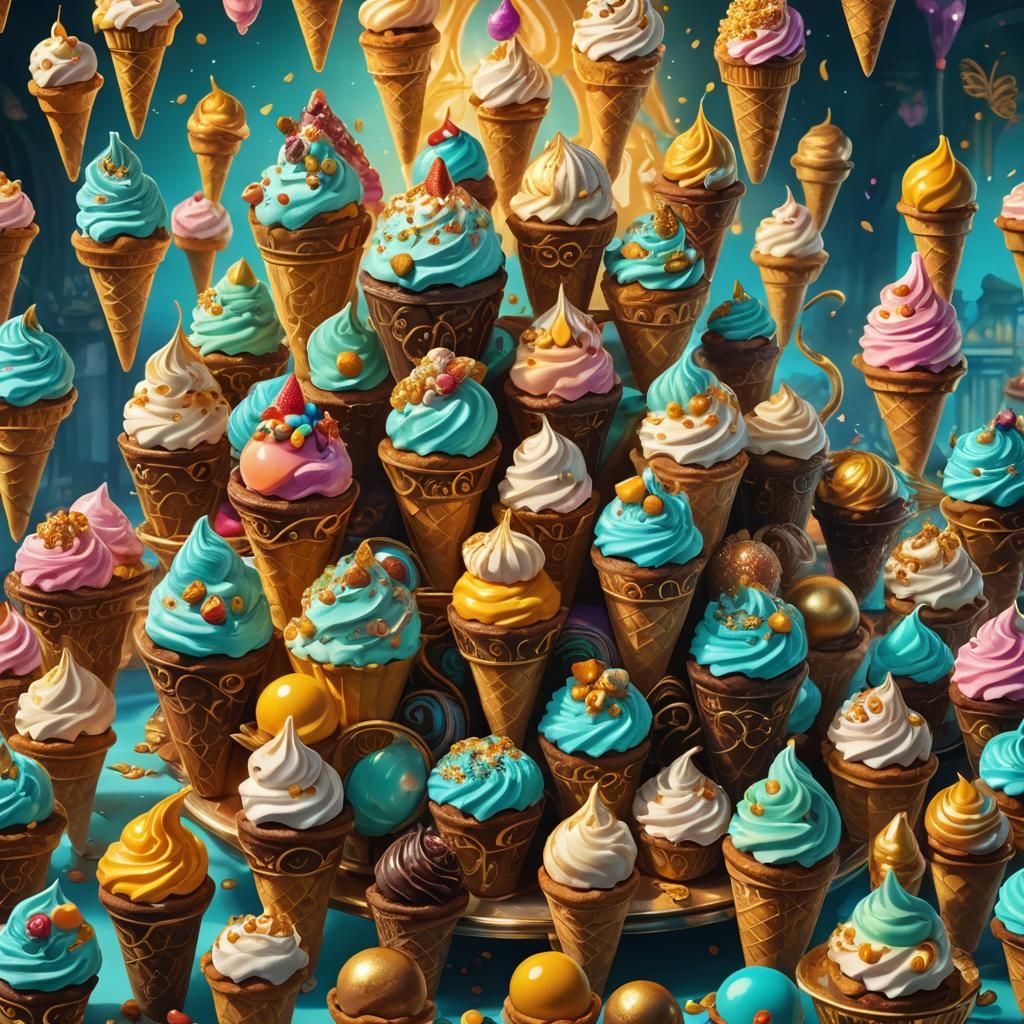 Fantastical Helado de Pan in Dream Bakery