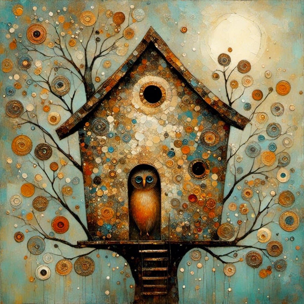 Owl and his house