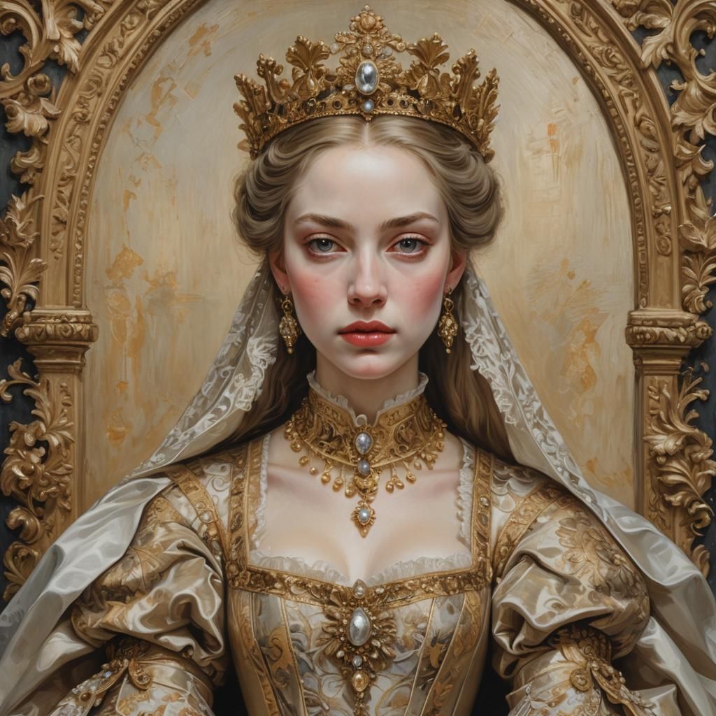 Baroque Oil Painting of the Higher King's Daughter