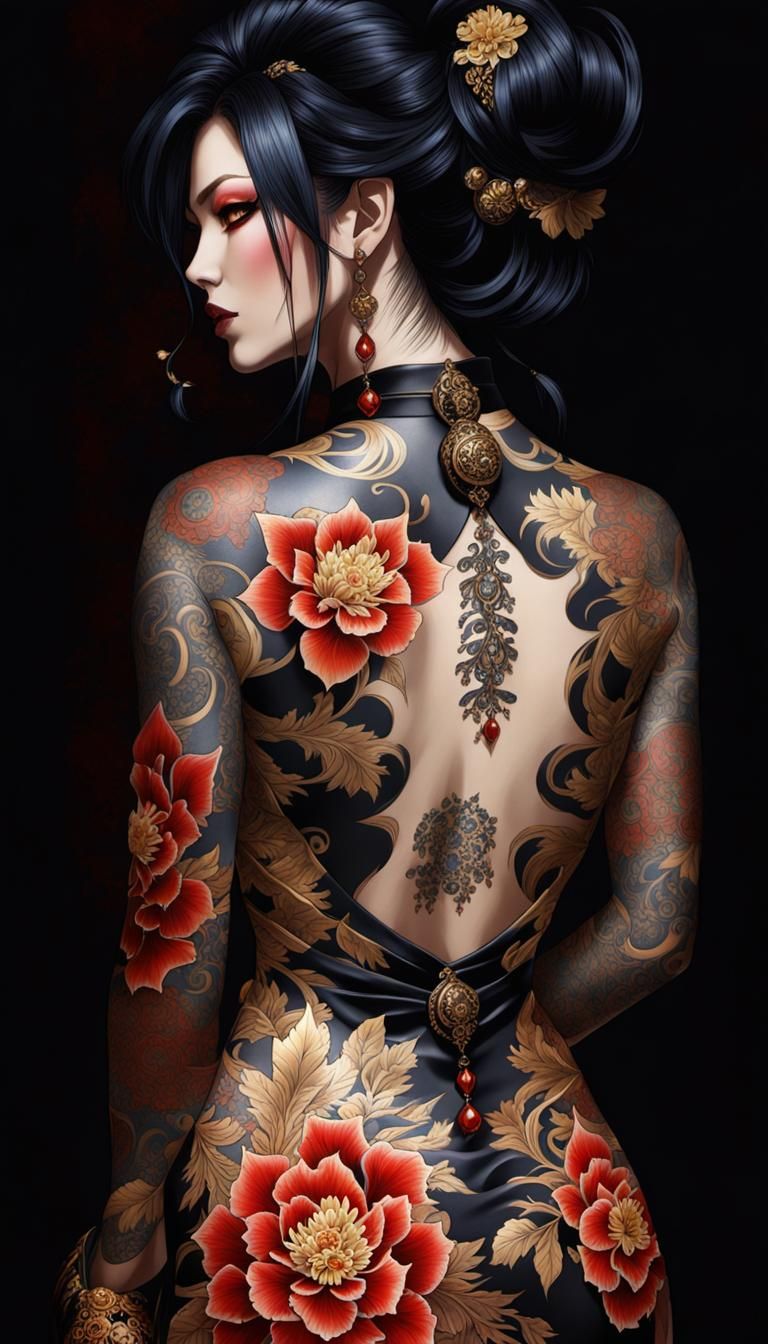 Dress and Tattoo Fusion