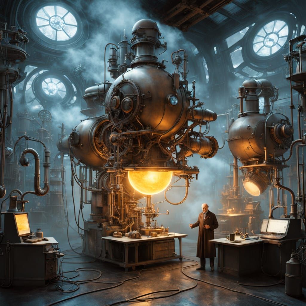 Ethereal Laboratory of Futuristic Horrors