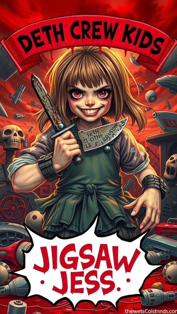 "DETH CREW KIDS" 
JIGSAW JESS