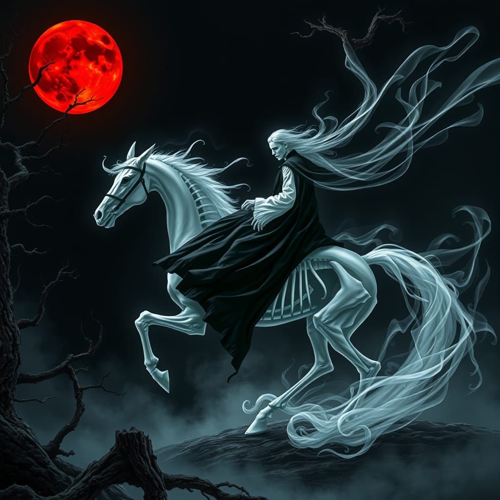 Ethereal Headless Horseman on Skeletal Horse