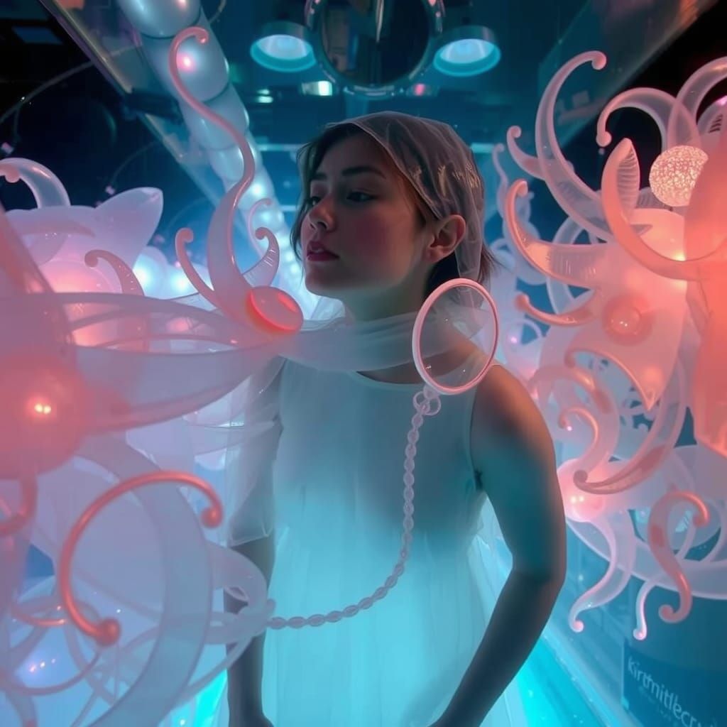 Translucent Submarine in Ephemeral Style