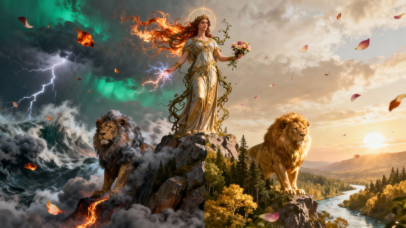 Cybele, Goddess of Nature's Fury and Serenity
