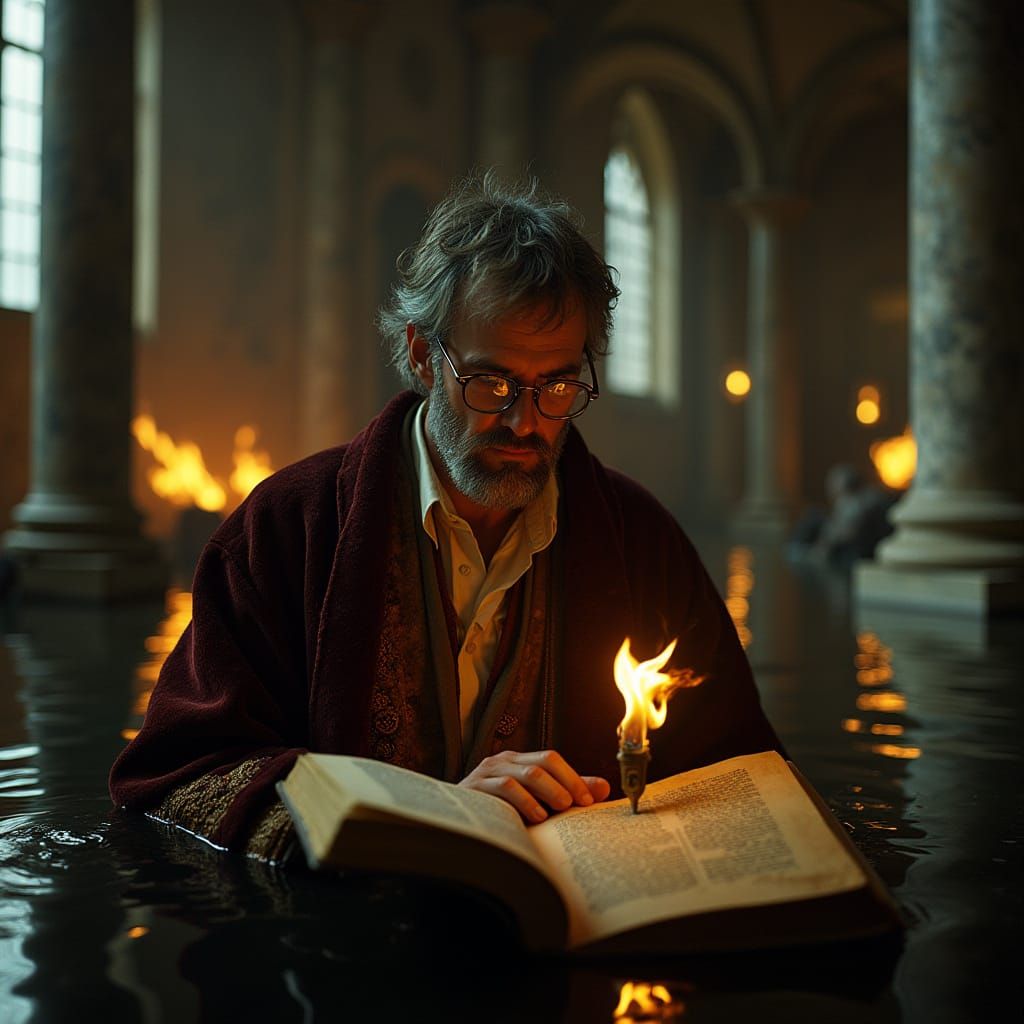 Baroque Scholar Salvages Manuscript in Burning Library