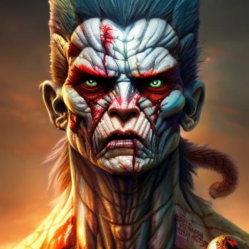 Clark Kent Portrait in Watercolor and Ink