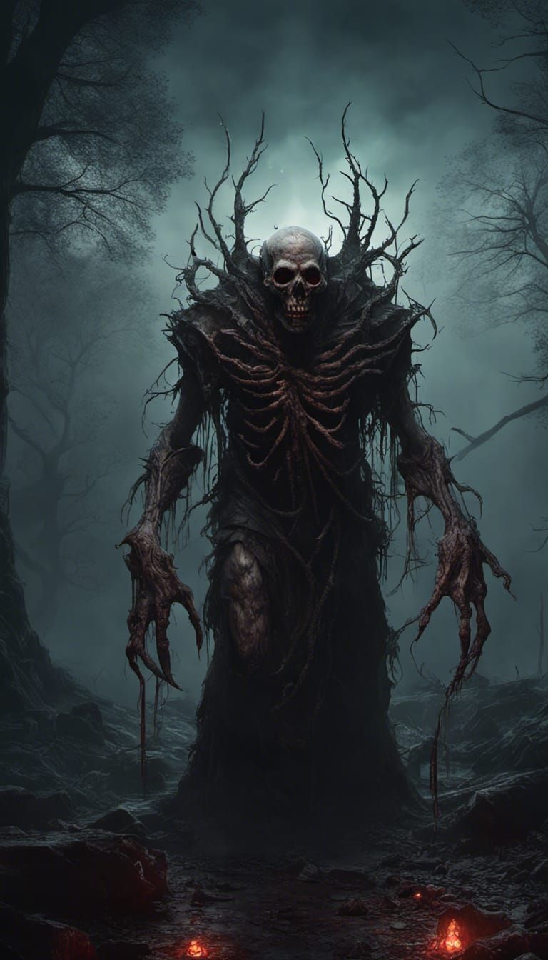 Death in Dark Fantasy Style