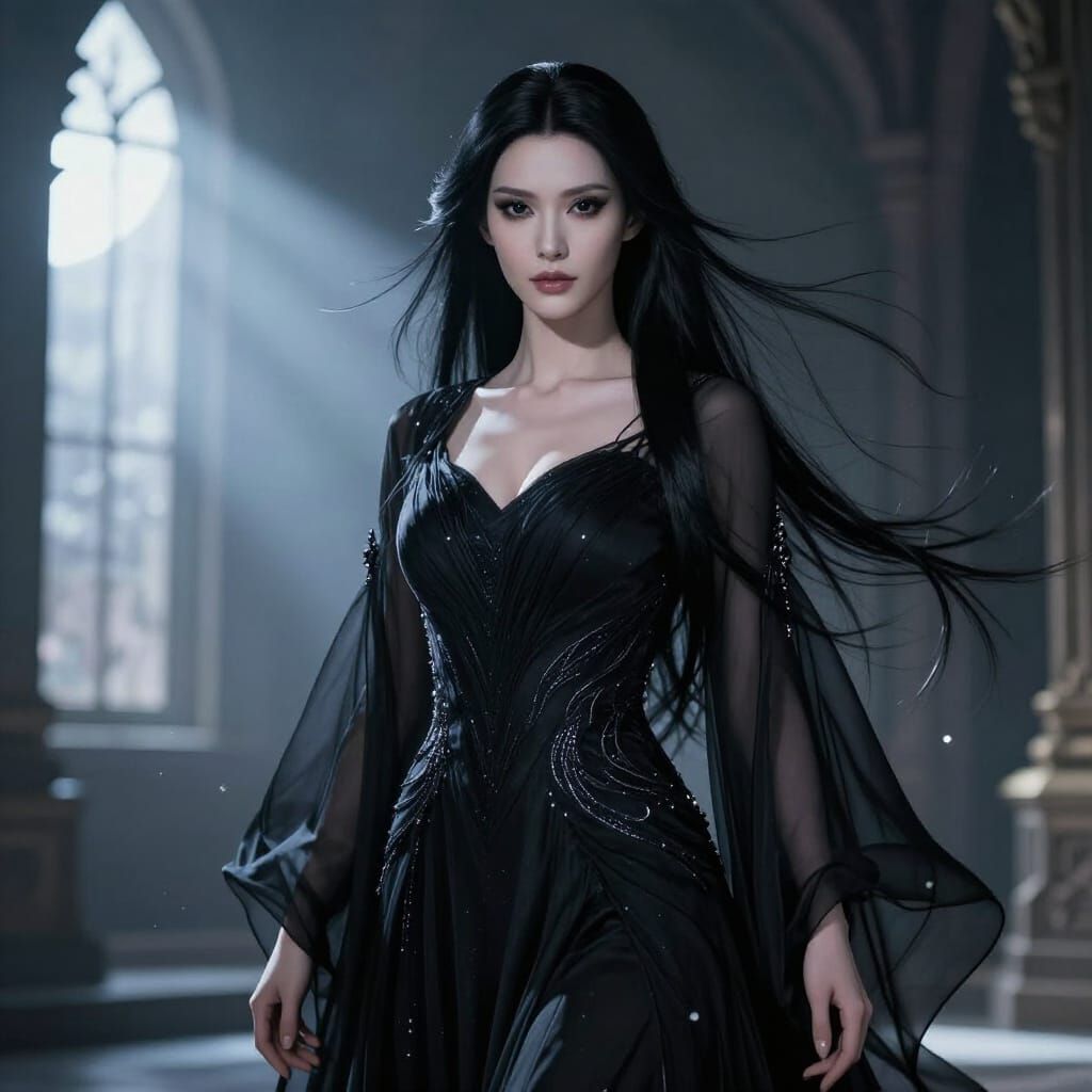 Lanfear Portrait in Ethereal Moonlight Hall