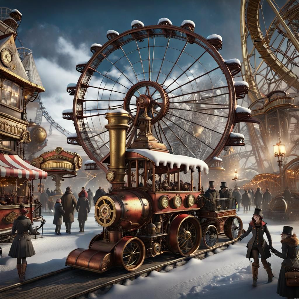 Welcome to the 2023 Steampunk Winter Wonderland. It's very busy today
