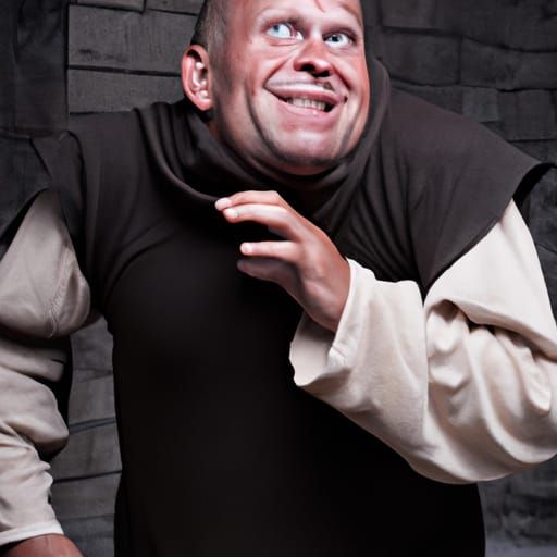 Quasimodo. Horrendous Horribly deformed hunchback man. photography portrait of a Quasimodo. Horribly deformed hunchback ...