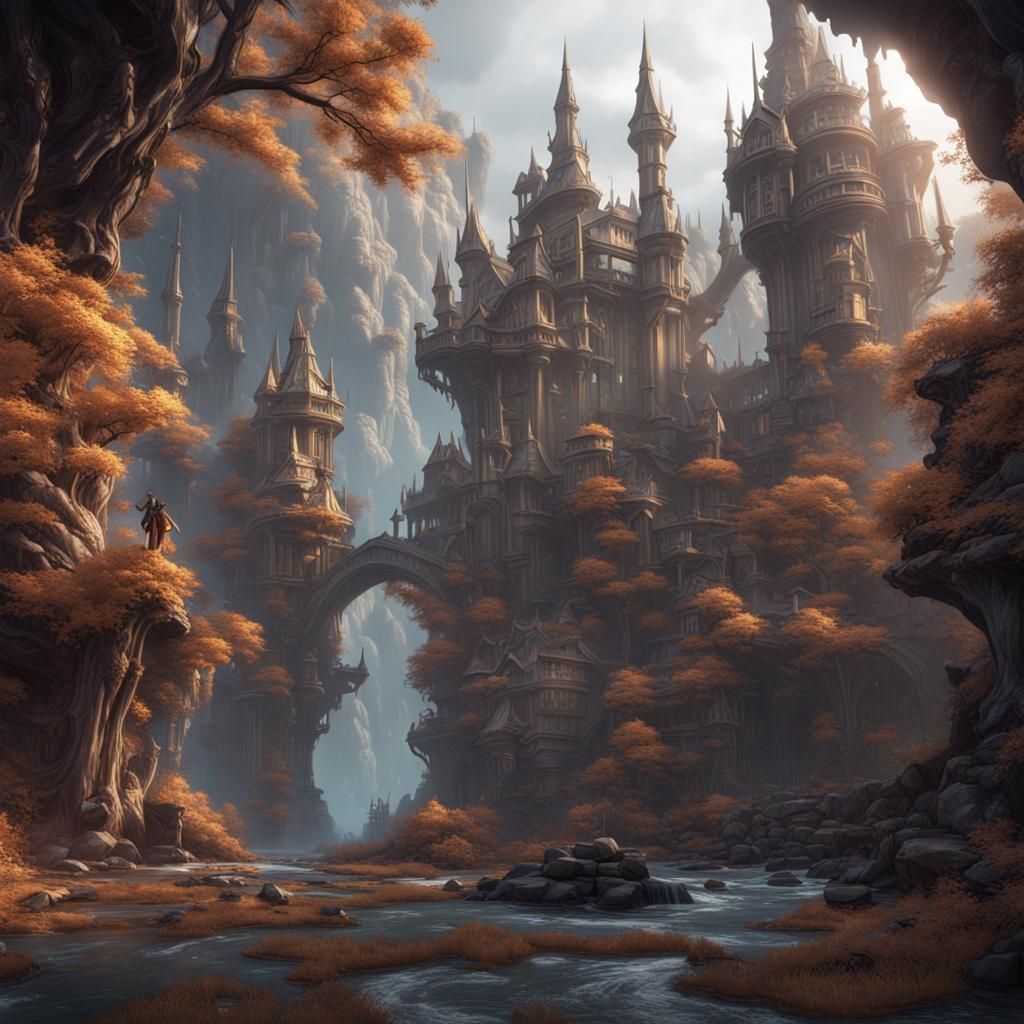 Fantastical Vanilla in Detailed Matte Painting