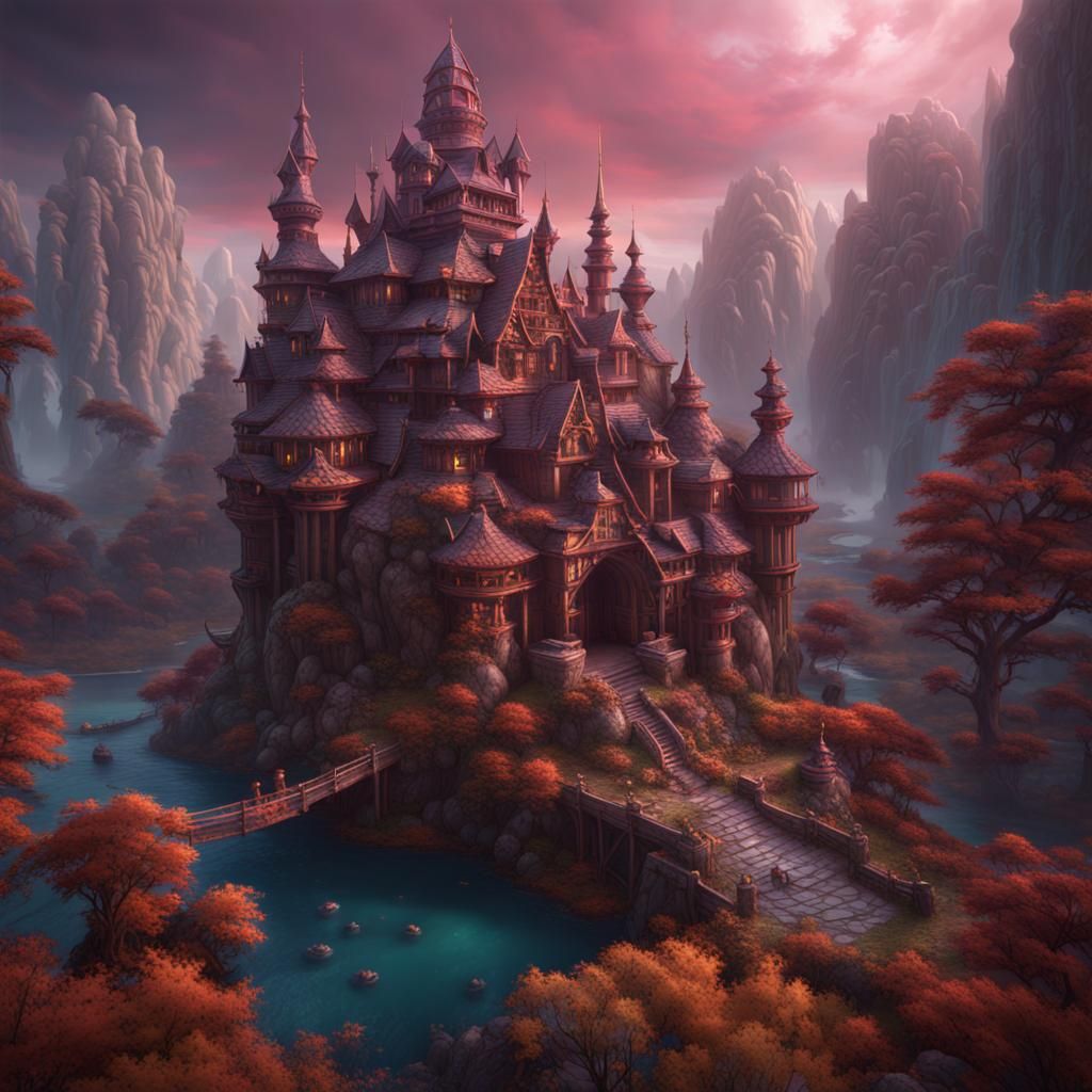 Raktavija Rakshasa: Detailed Matte Painting in Unreal Engine