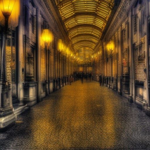 Hyperrealistic City of Lights: Struggle and Deception