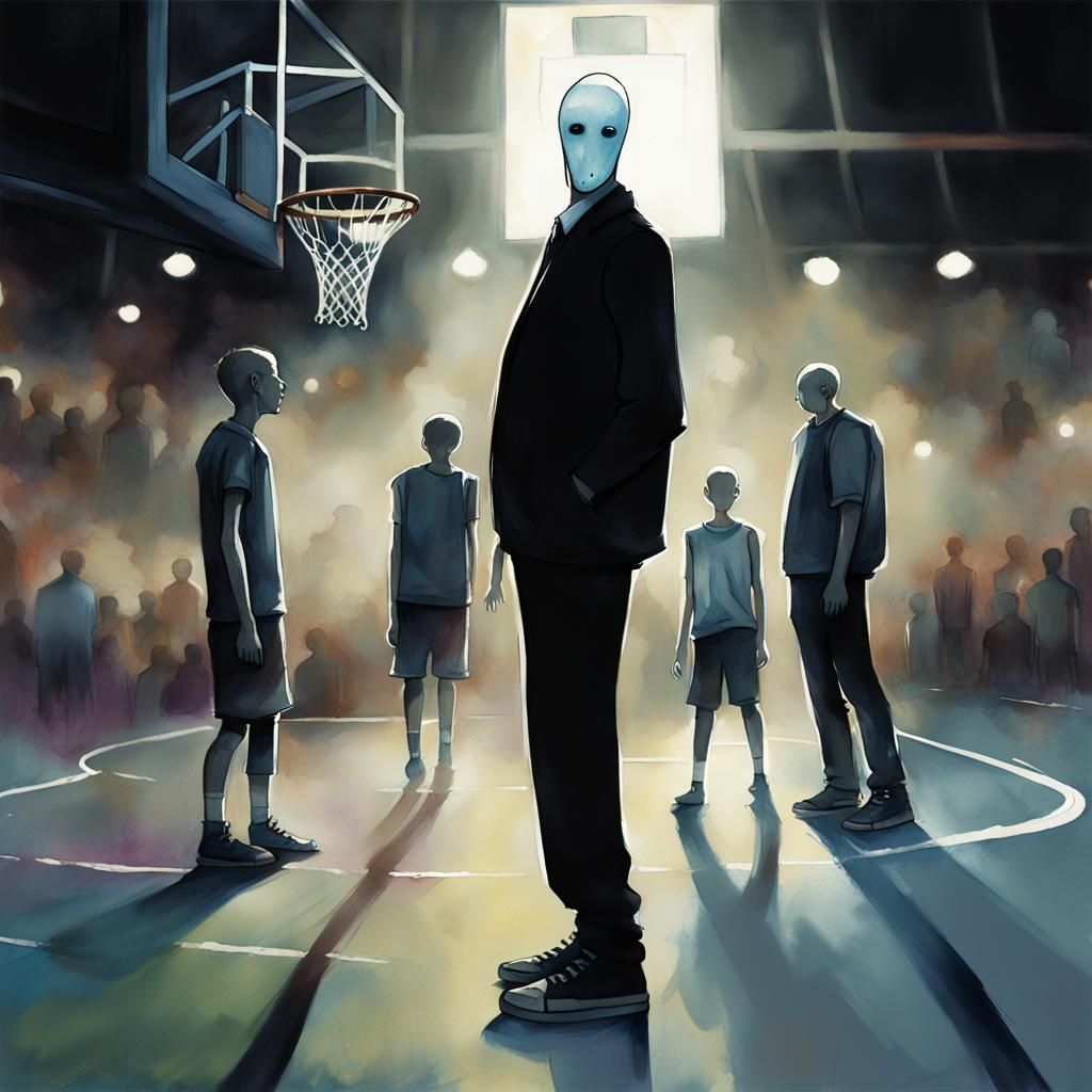 The Shadow on the Court: Slenderman's Deadly Game of Hoops