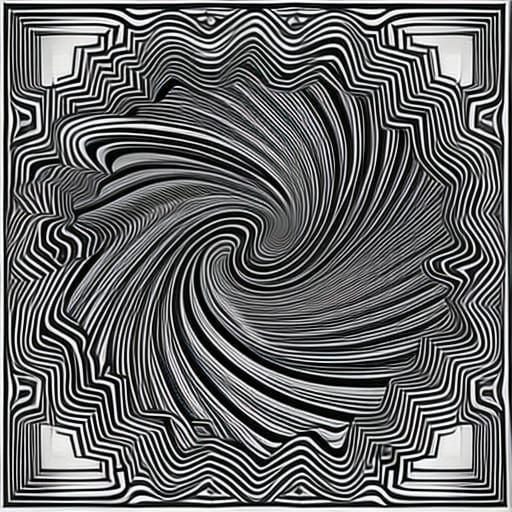 Melting Liquid Metal Rose: Black and White Abstract