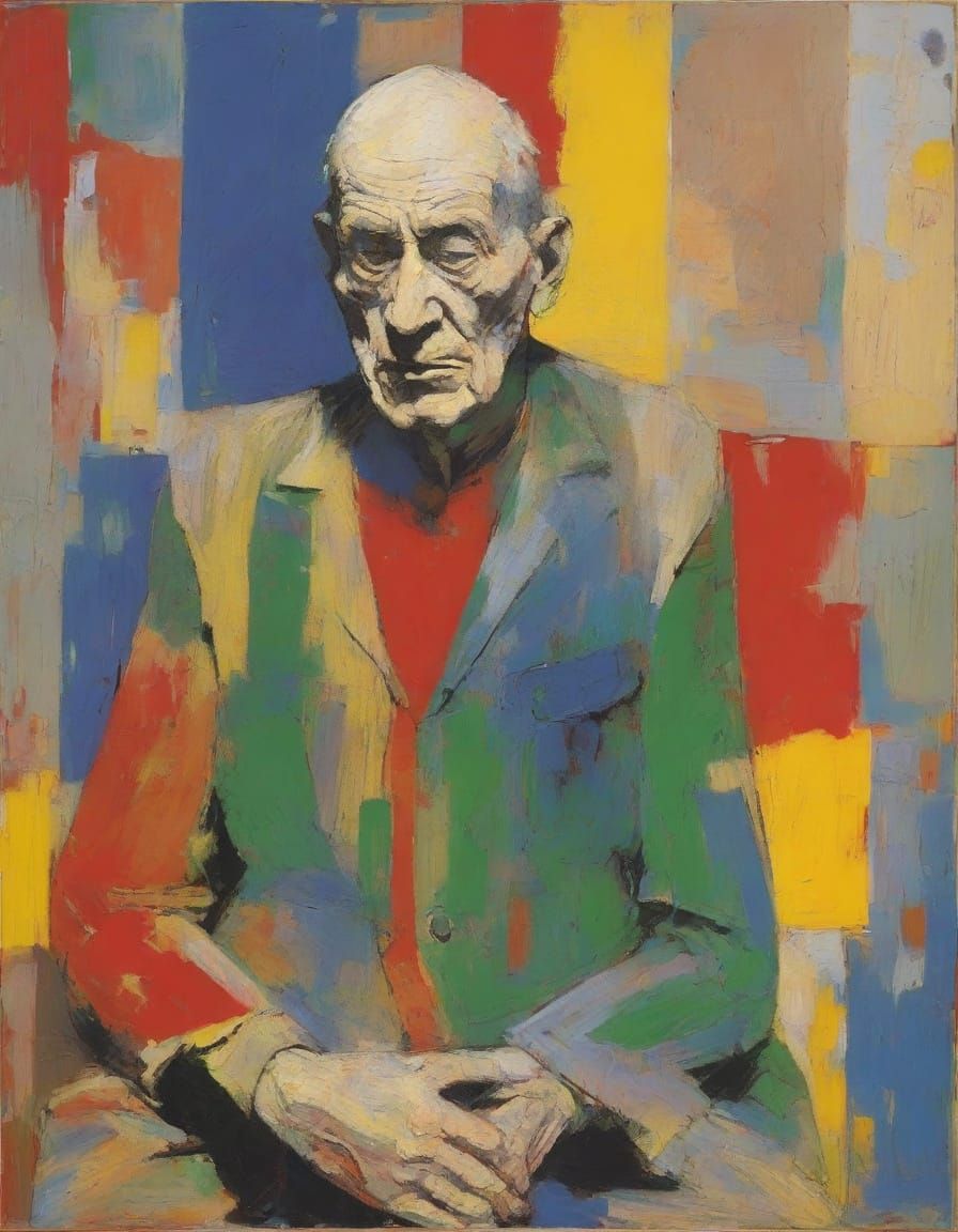 Mysterious, Alienated Human Form in Jasper-Inspired Art