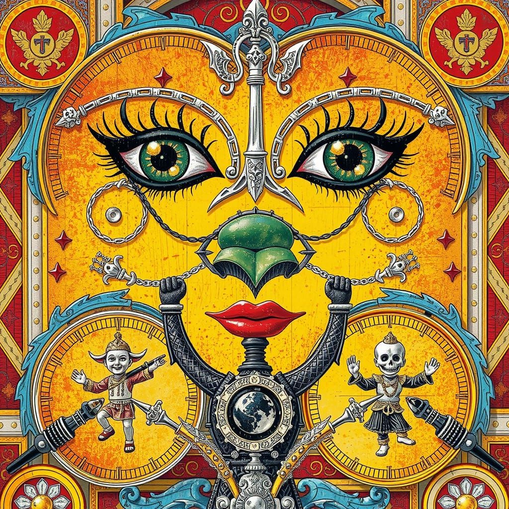 Ethereal Abandoned Waste Scene