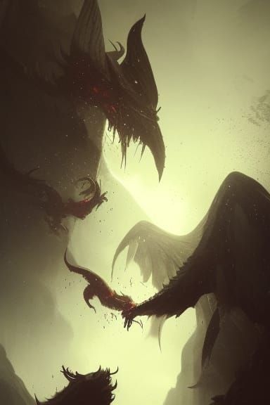 Cursed Devil's Grimoire: Dark Fantasy Concept Art