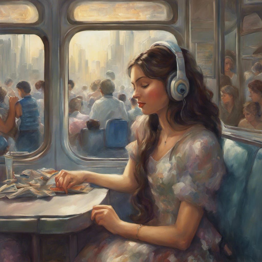 It's a crazy world outside so Claire stays in the world of m...