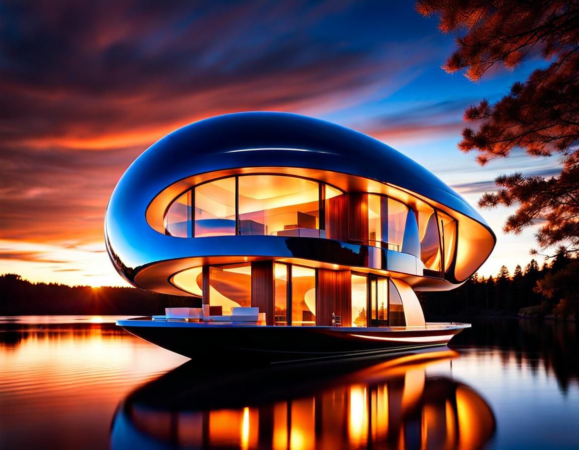The Seashell  Floating Boat House n°2