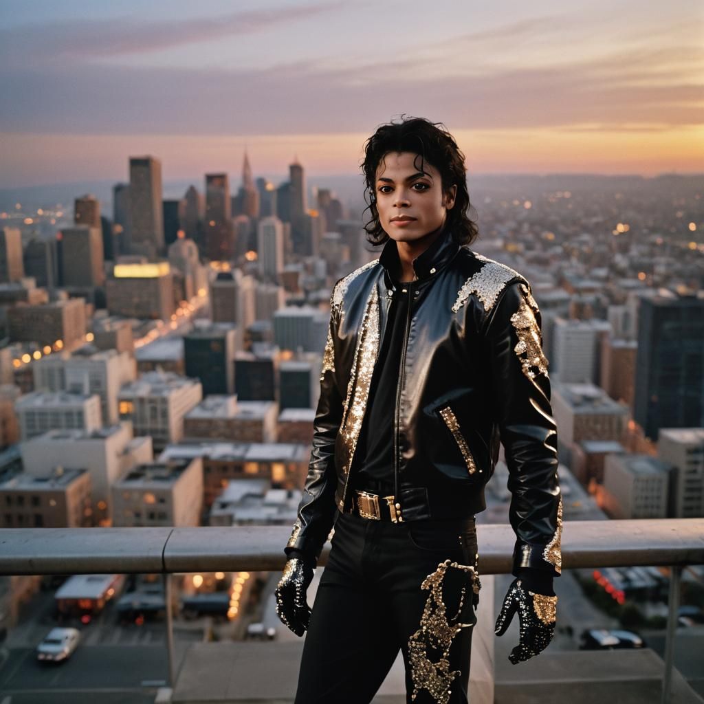 Michael Jackson Portrait in Leibovitz Style