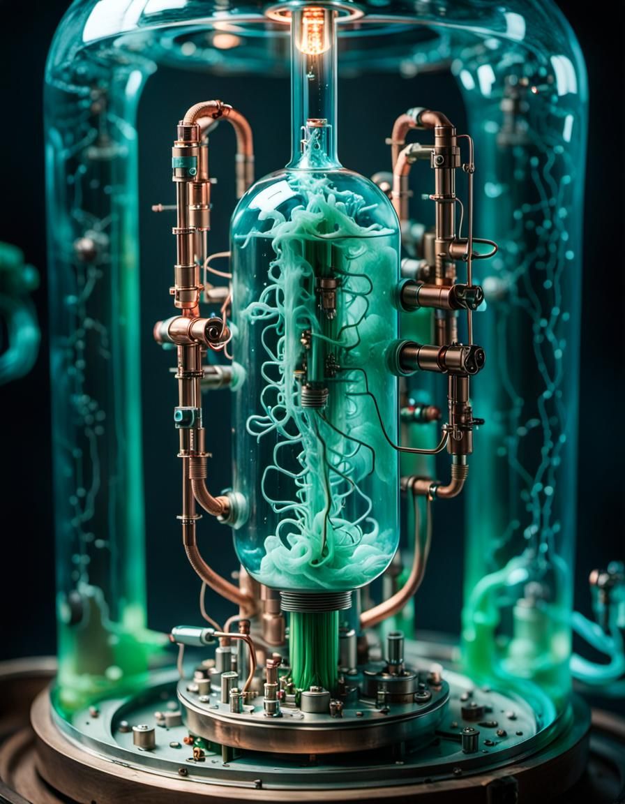 Retro-Futuristic Sci-Fi Horror: Mechanical-Organic Core