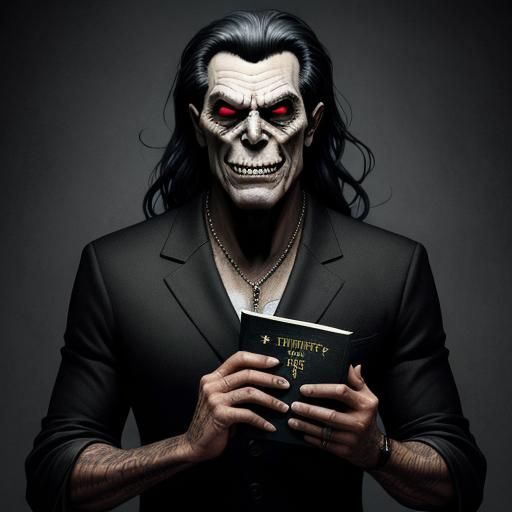 Sinister Book Cover for Dark Humor Book