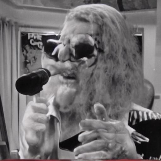 The Marcus Mucus Show featuring Brother Bob; in lurid black and white! Retro 70s uk telethon with vhs burn and static