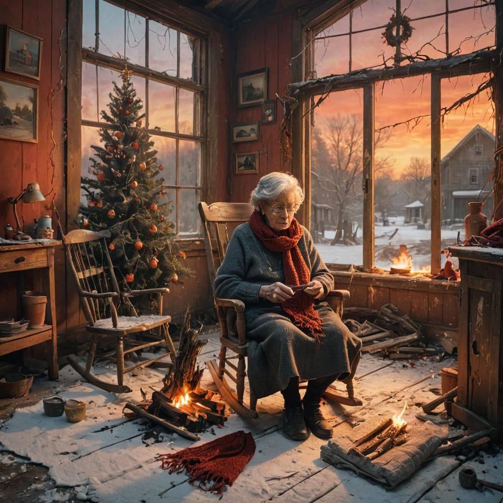 Cozy Winter(Scene in a Ruined Room)